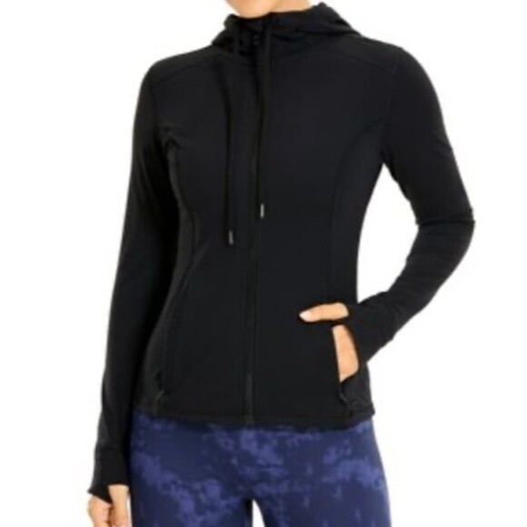 CRZ YOGA Brushed Full Zip Hoodie Jacket Size M New With Tags - Picture 1 of 8